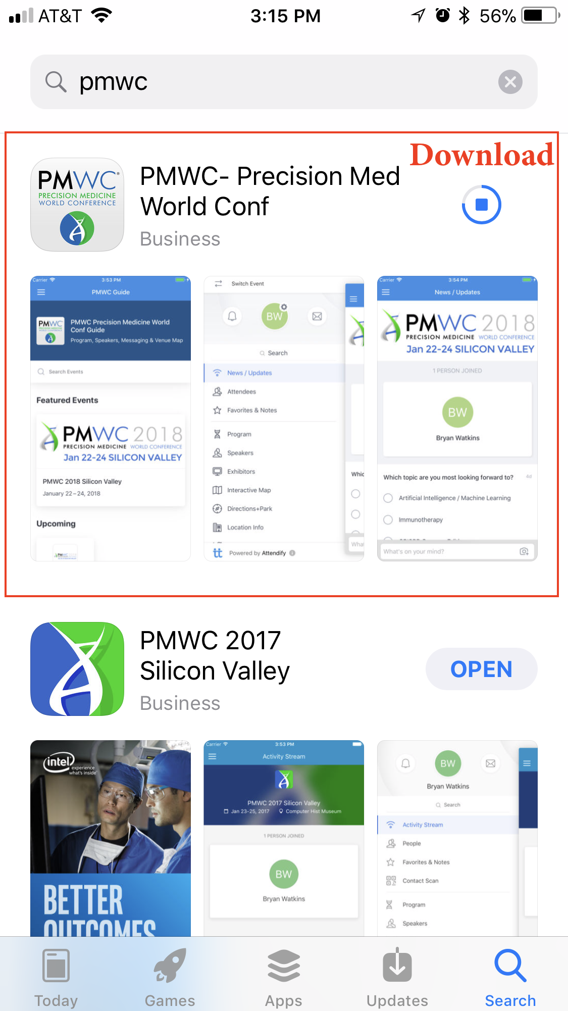 PMWC App Download Instructions PMWC Precision Medicine World Conference